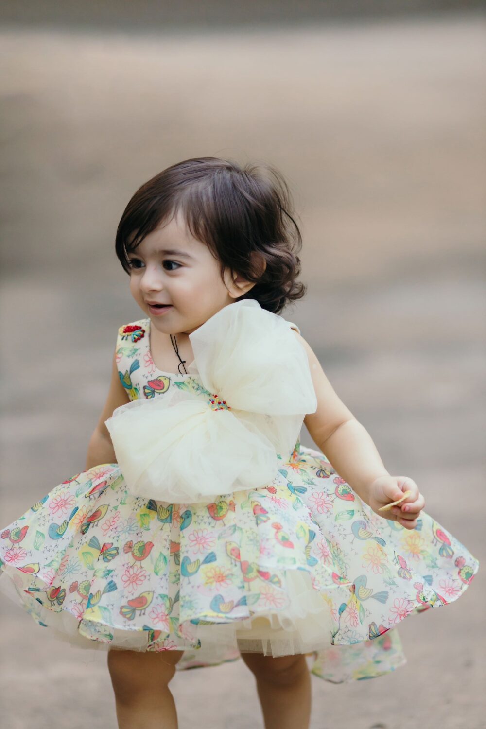 Up down Dress With Sparrow Print - Image 2