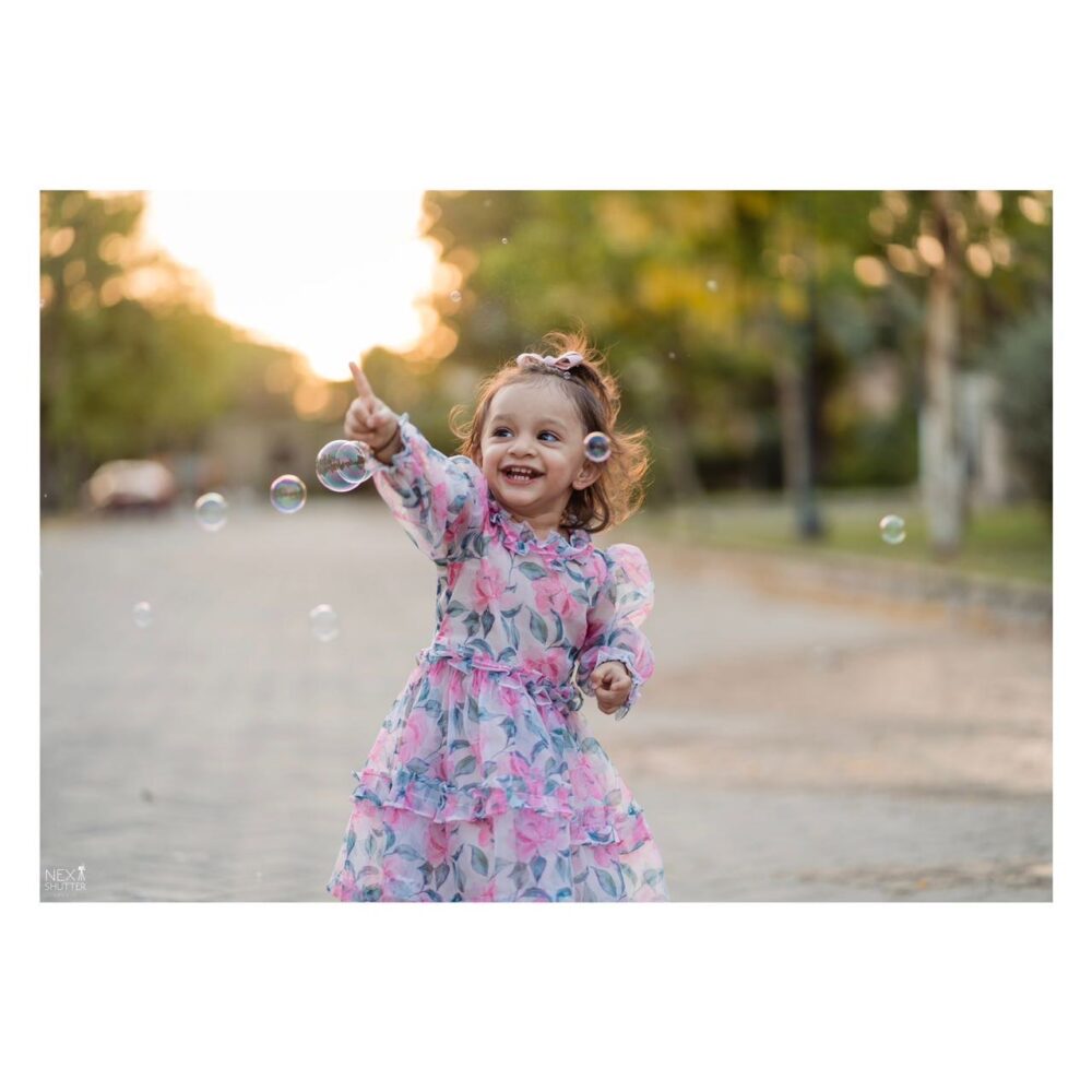 Beautiful Floral Organza dress - Image 2