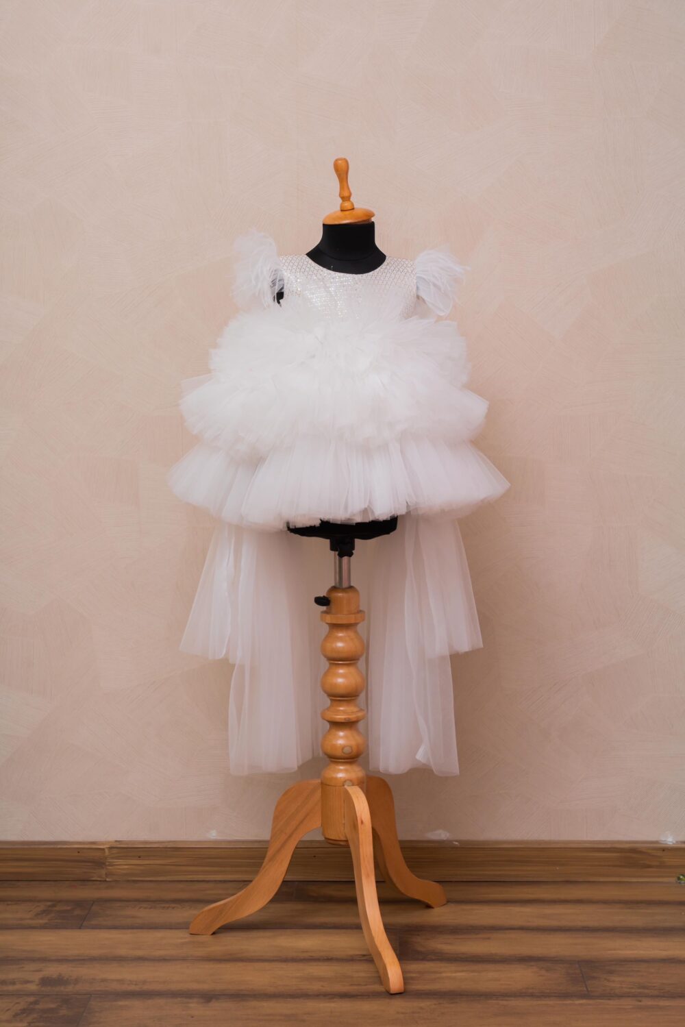 White Sequence Dress - Image 3