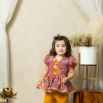 Floral printed peplum with Pant