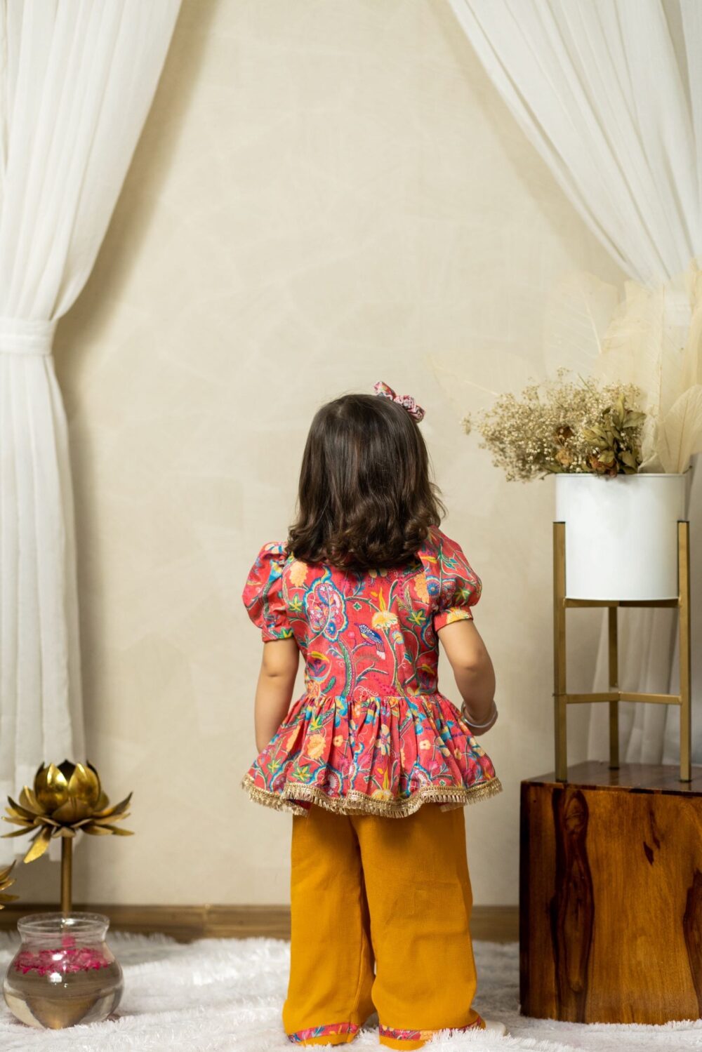 Floral printed peplum with Pant - Image 3