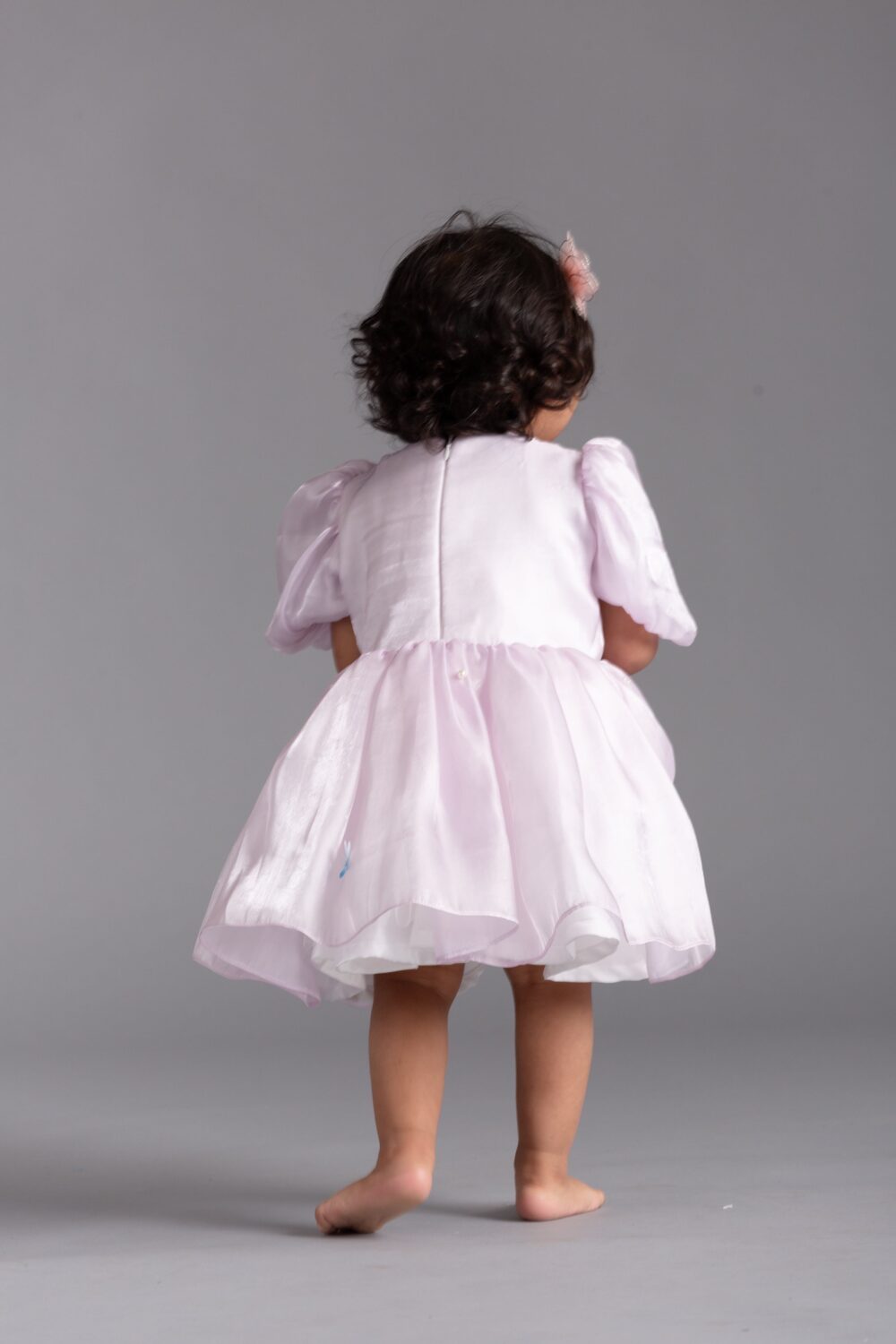 Butterfly magic dress with puff sleeves - Image 4