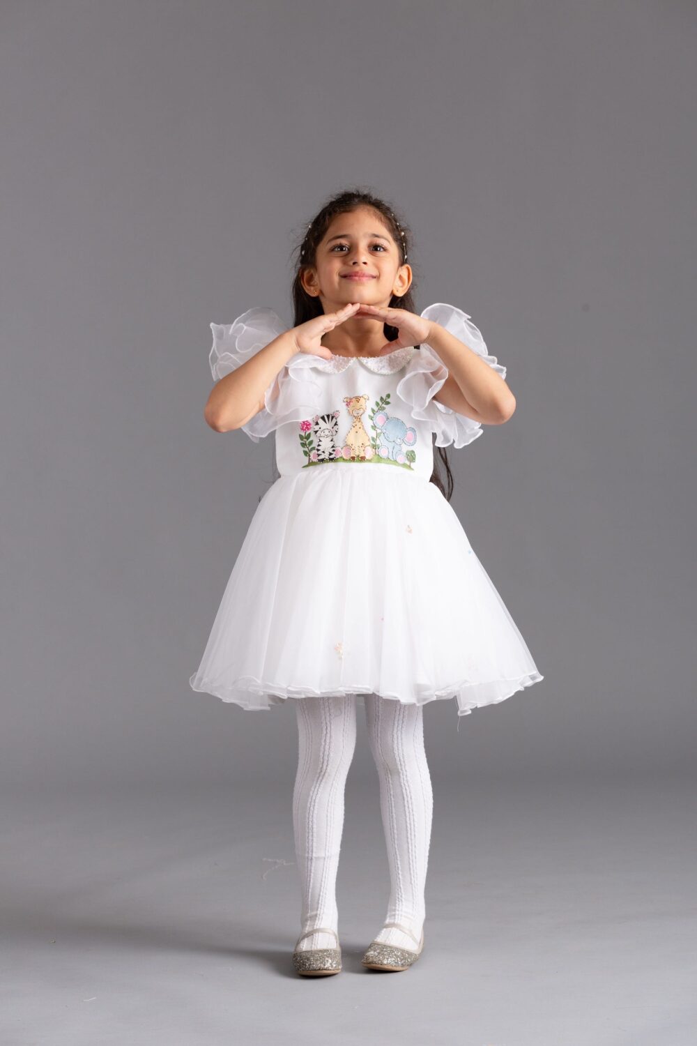 Animal hand painted dress - Image 3
