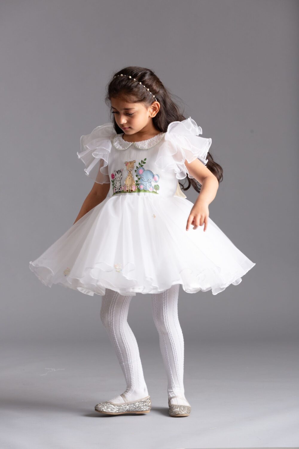 Animal hand painted dress - Image 4