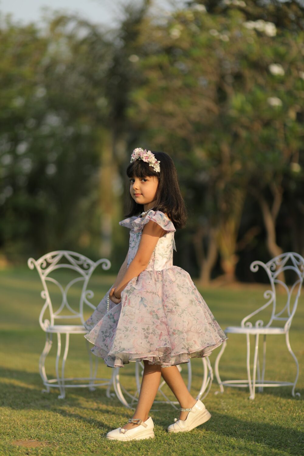 Rabbit with floral grey dress - Image 8