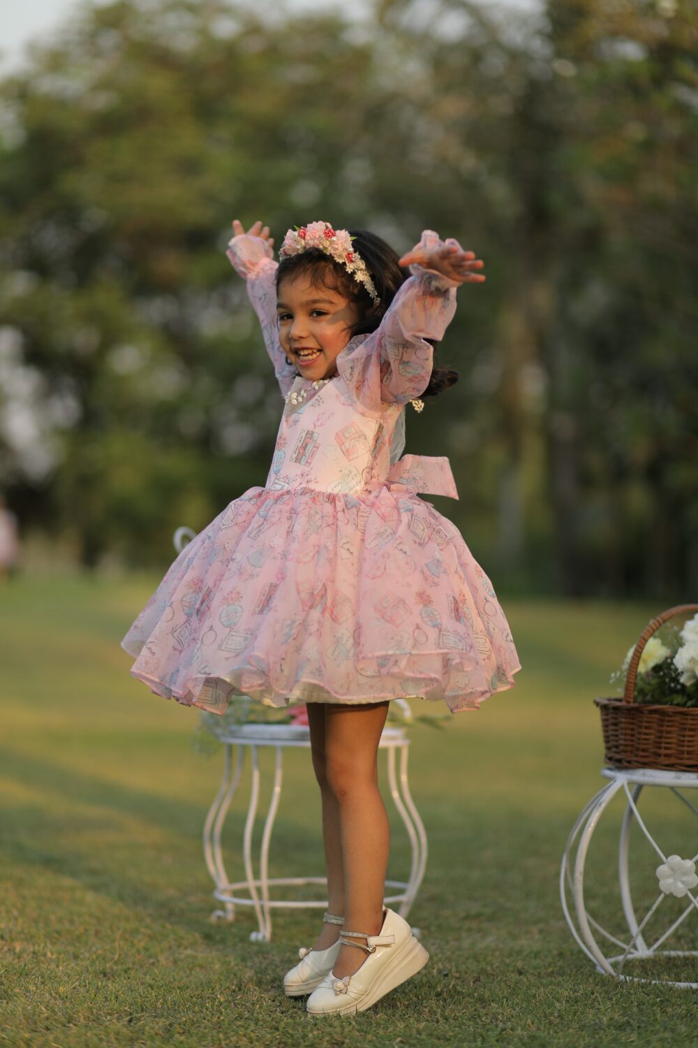 Pink paradise dress - Image 4