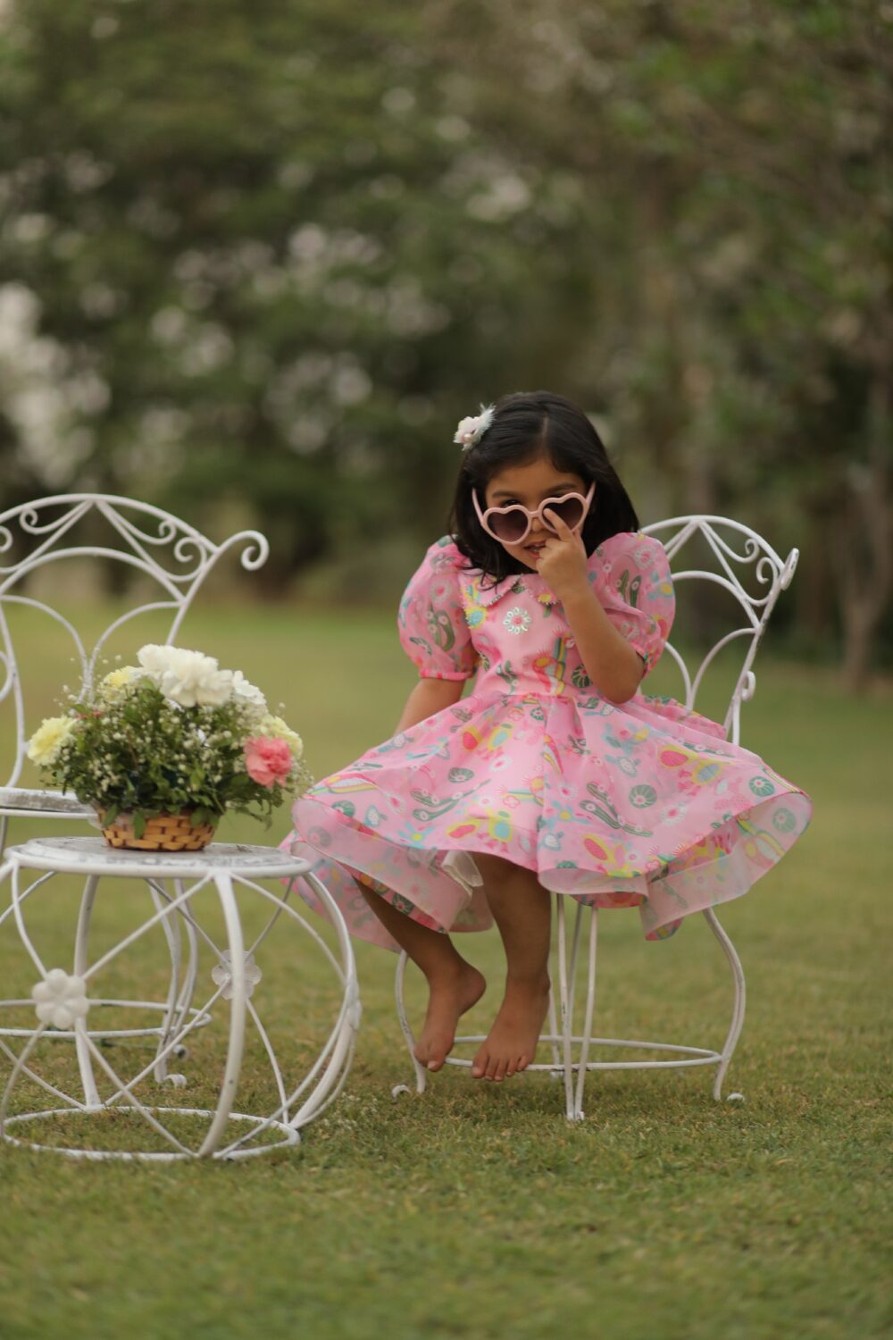 Pink cactus dress - Image 2