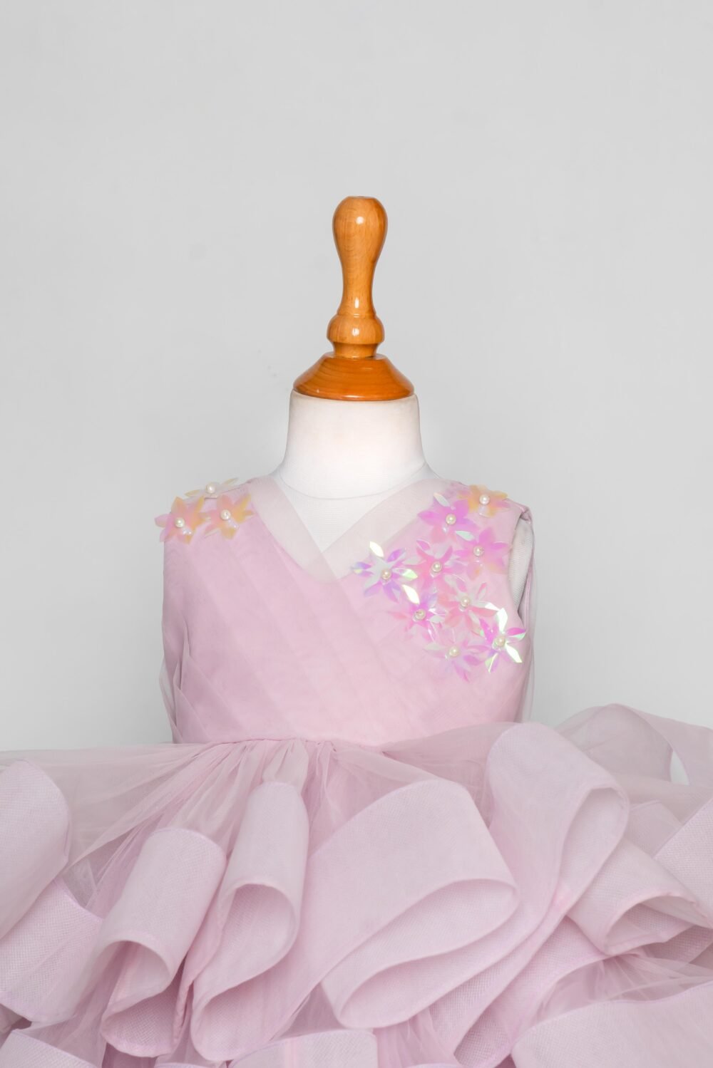 Lilac Two layered Dress. - Image 2