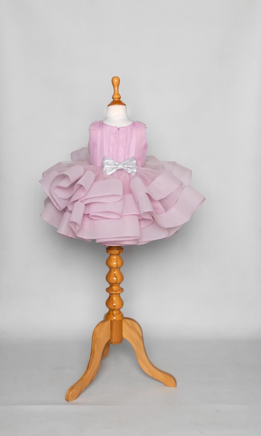 Lilac Two layered Dress. - Image 3