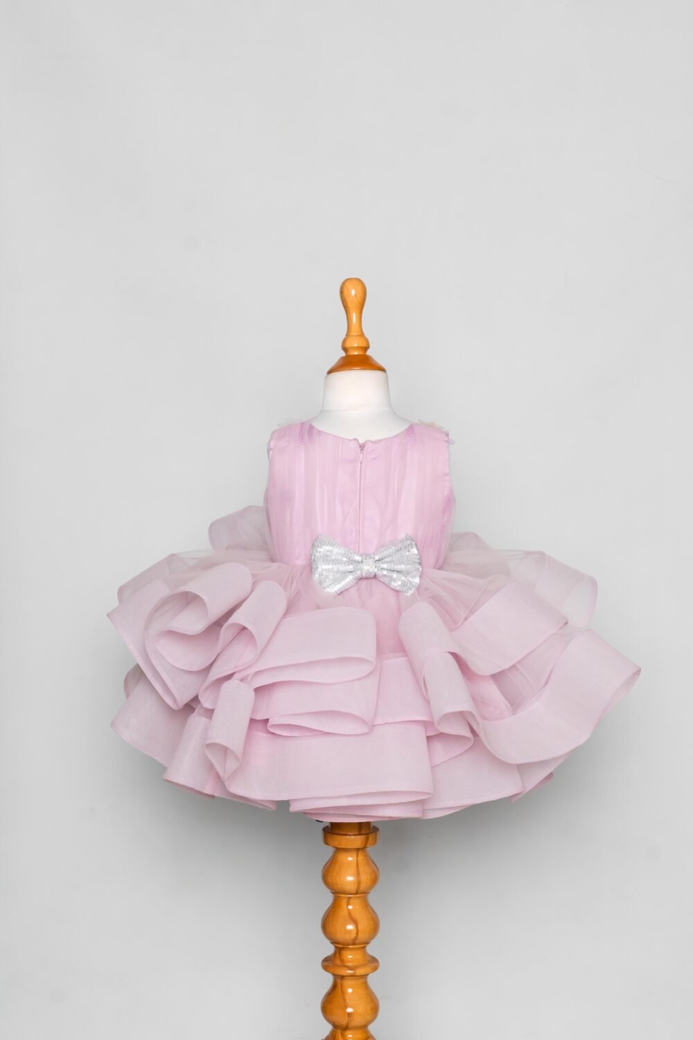 Lilac Two layered Dress. - Image 4