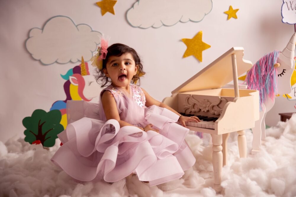 Lilac Two layered Dress. - Image 5